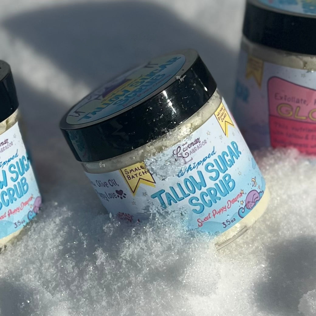 Whipped Tallow Sugar Scrub