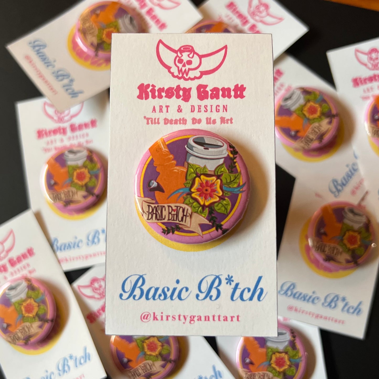 Medium Pin-back Buttons